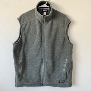 Patagonia Synchilla Fleece Gorpcore Gray Mens Full Zip Gilet Vest Coat Jacket XL